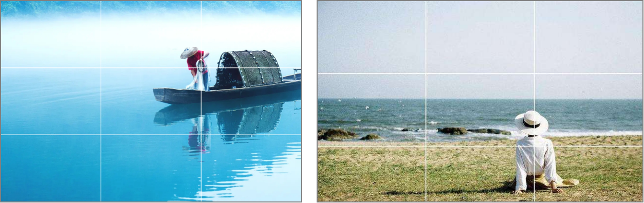 九宫格构图示例